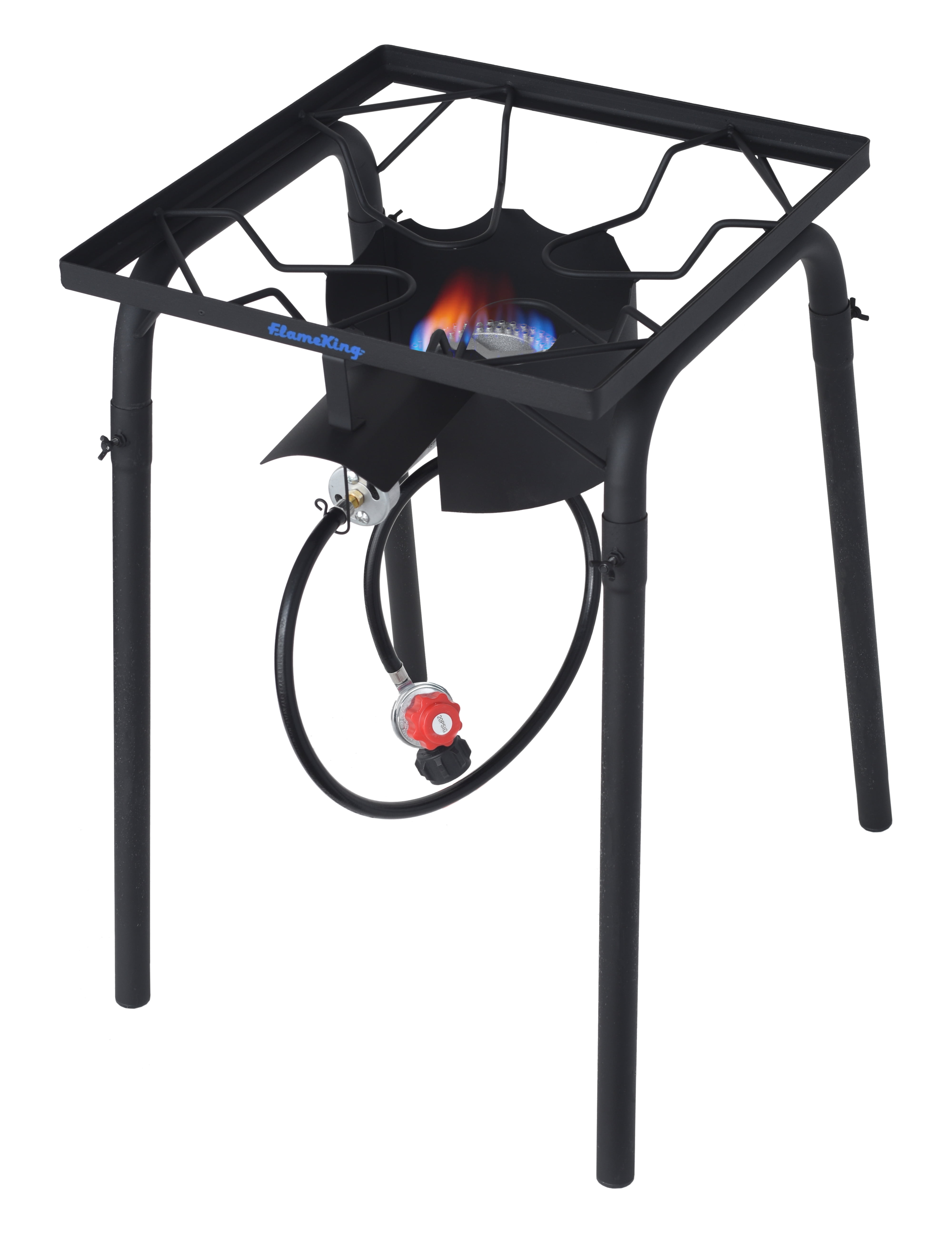 Heavy Duty Black Cast Iron Single Burner Gas Stove
