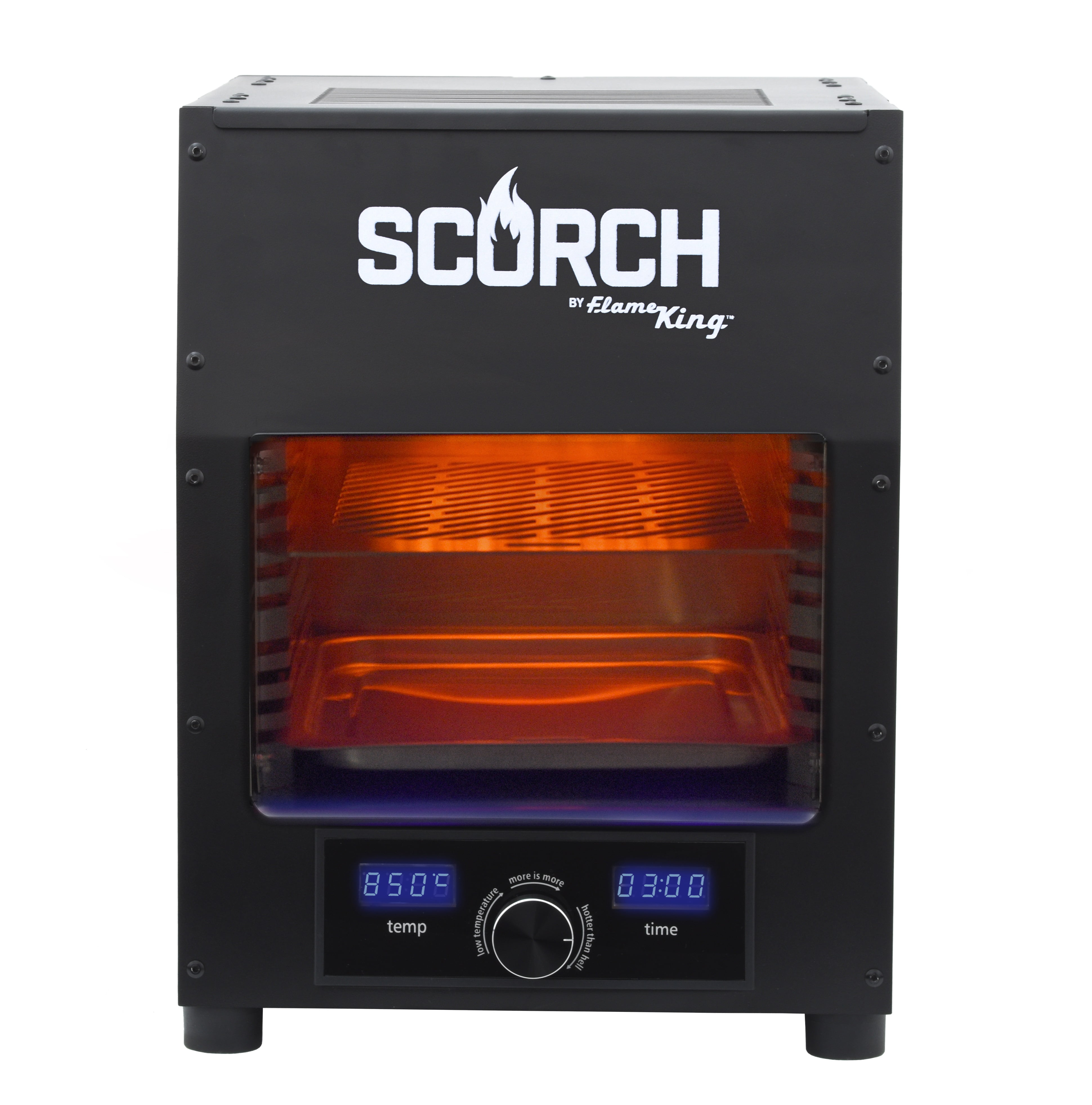 Flame King Portable Scorch Smokeless Infrared Electric Broiler Oven for