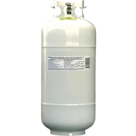Flame King Powder Coated Propane Cylinder High Grade Steel Welded, 40 Lb