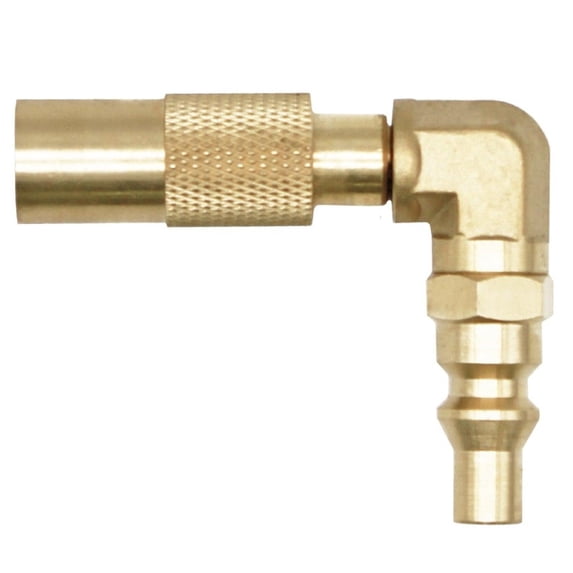 Flame King Propane RV Quick Connect Elbow Adapter for BlackStone or Flame King Griddle