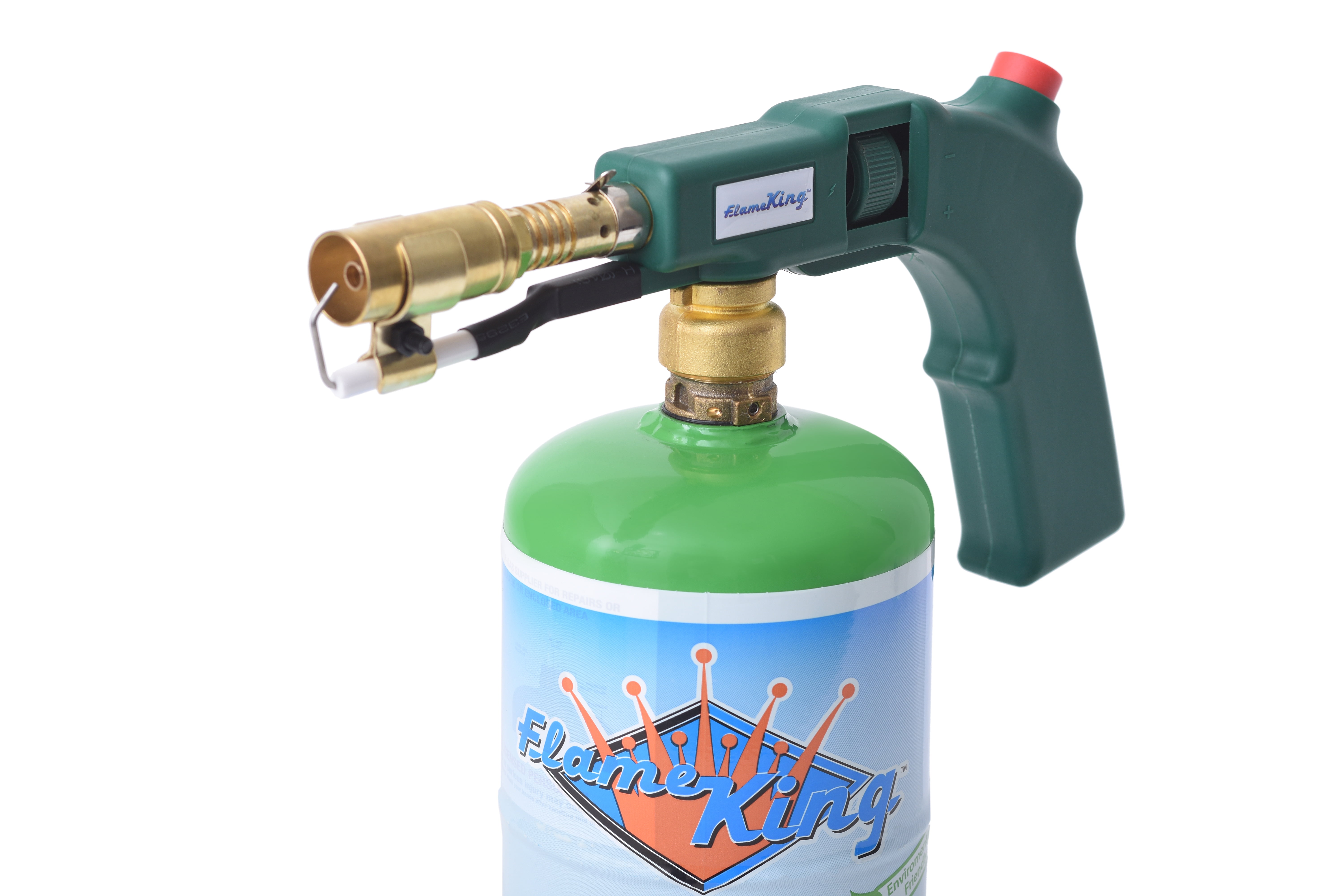 FLAMEKING Flame King Propane Blow Torch Head Campfire Starter with Igniter, for Soldering and Brazing Applications