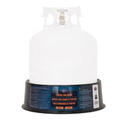 Flame King Propane Cylinder Stabilizer Base, Impact-Resistant Propane Tank Holder, Black