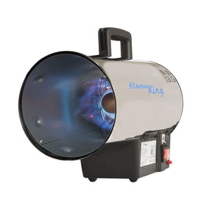Flame King Propane Heater, Forced Air Portable Propane Heater, 60K BTU, 1,500’ Coverage