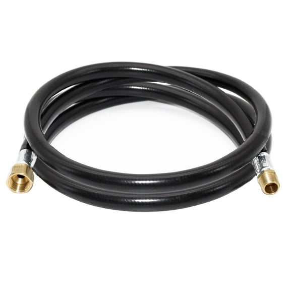 Flame King Propane Thermo Plastic Rubber Hose Assembly, 60-Inch, 3/8-Inch ID,rvs and Travel Trailers