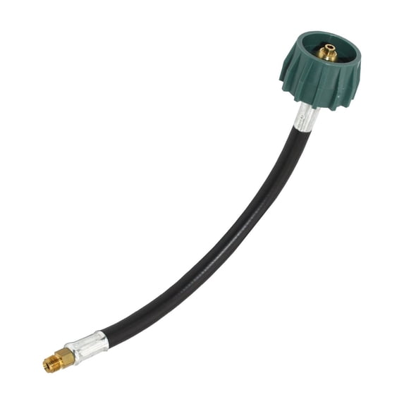 Flame King RV, Van, or Trailer Propane Hose, Propane Gas Hose Connector for 2-Stage Regulators, 12"