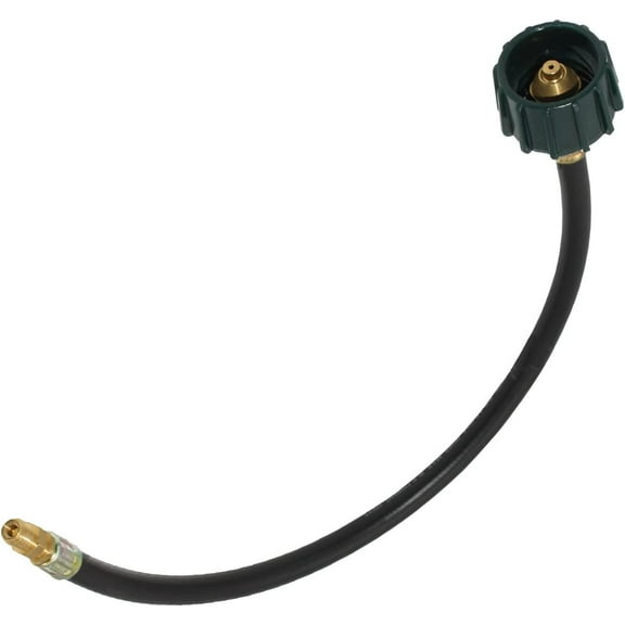 Flame King 18" RV, Van Or Trailer Propane Tank Pigtail Hose Connector for 2-Stage Regulators