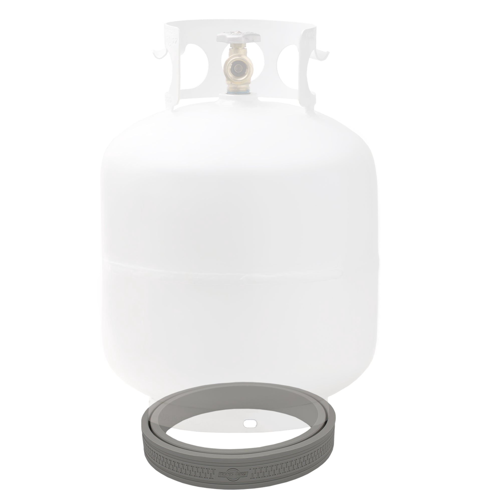 Flame King TankTire Propane Tank Ring Base – Protective Rubber Holder for 20-40LB Propane Cylinders – Prevents Rust Stains & Surface Damage