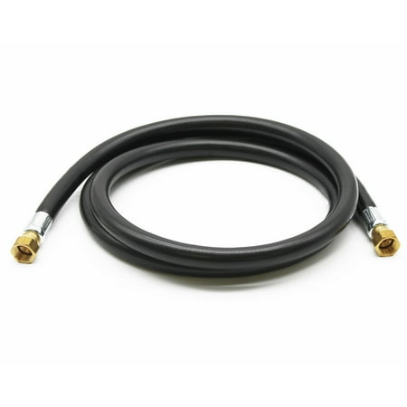 Flame King Thermo Rubber RV Slide Out Hose Assembly 60-Inch 3/8 Inch ID Female to Female