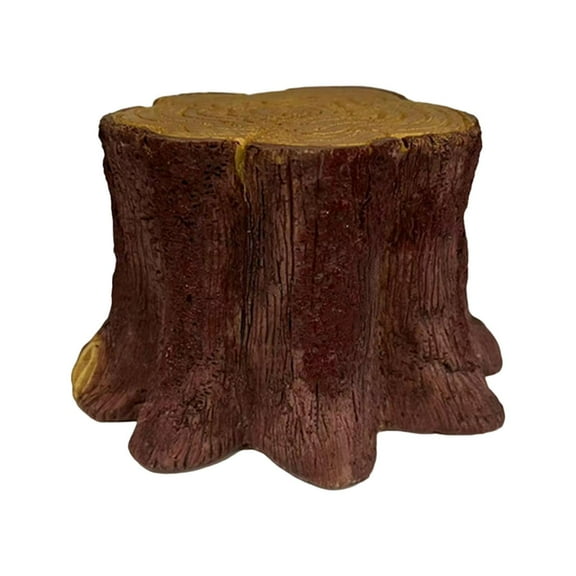 Flame Lamp Night Light Stump Decor with Flameless LED Fireplace Effect for Home Bar Yard and Festival Decor