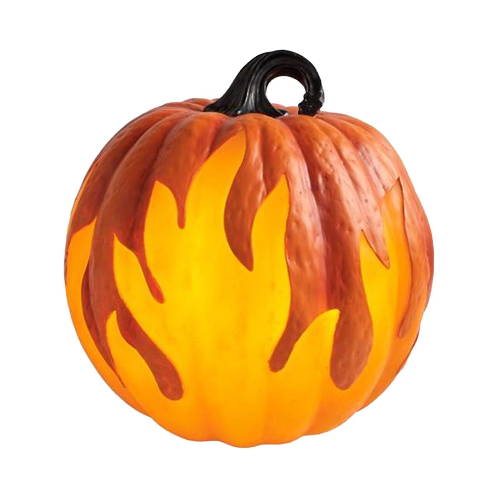 Flame Lighted Pumpkins Halloween Pumpkin Battery Powered Flame Lighted