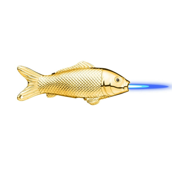 Flame Lighters, Fish Shape Design Lighter,Cool Lighters, Butane Lighter,Unique Birthday Cute and Funny Good Gift for Men Dad Husband
