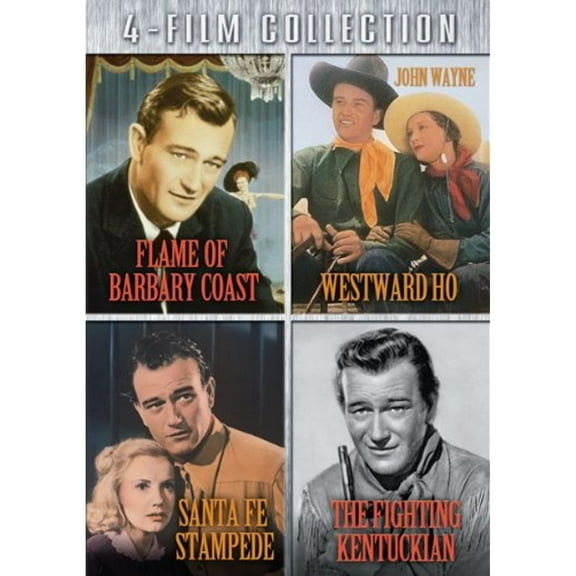 Flame Of Barbary Coast / Santa Fe Stampede / Westward Ho / The Fighting Kentuckian