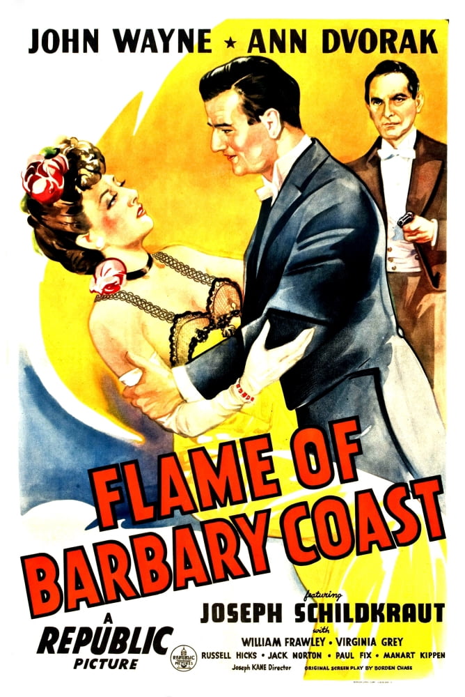 Flame Of Barbary Coast U Canvas Art - (24 x 36)