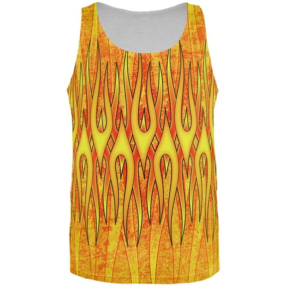 Flame On Fire Starter Pyromaniac All Over Mens Tank Top