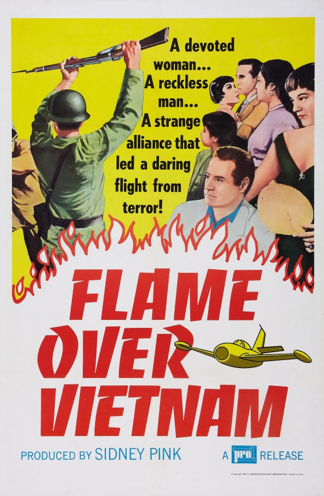 Flame Over Vietnam Canvas Art -  (24 x 36)