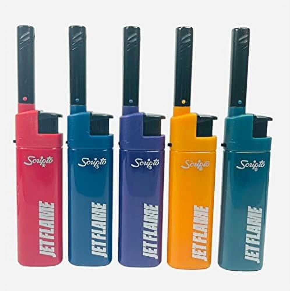Flame Refillable Adjustable Flame Candle Fireplace BBQ Lighters with