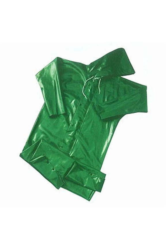 Flame Resistant Coverall - Green - 3XL - Hooded Design