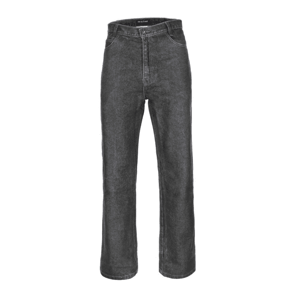 Flame Resistant FR Denim Jeans - 100% C (W36 x L32, Medium Black Denim - Beige Thread)