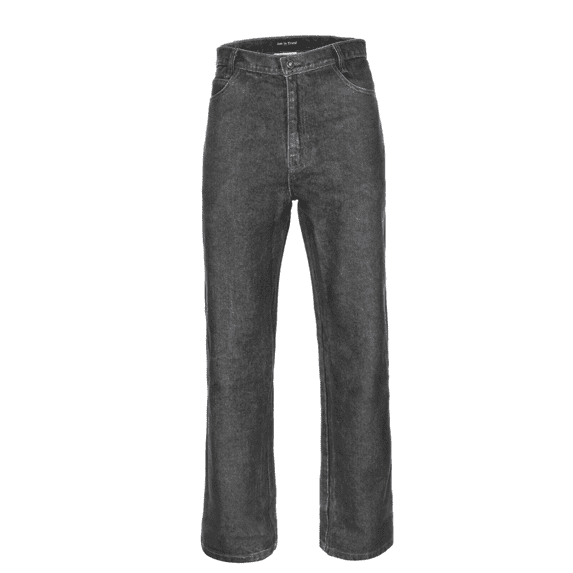 Flame Resistant FR Denim Jeans - 100% C (W40 x L30, Medium Black Denim - Beige Thread)