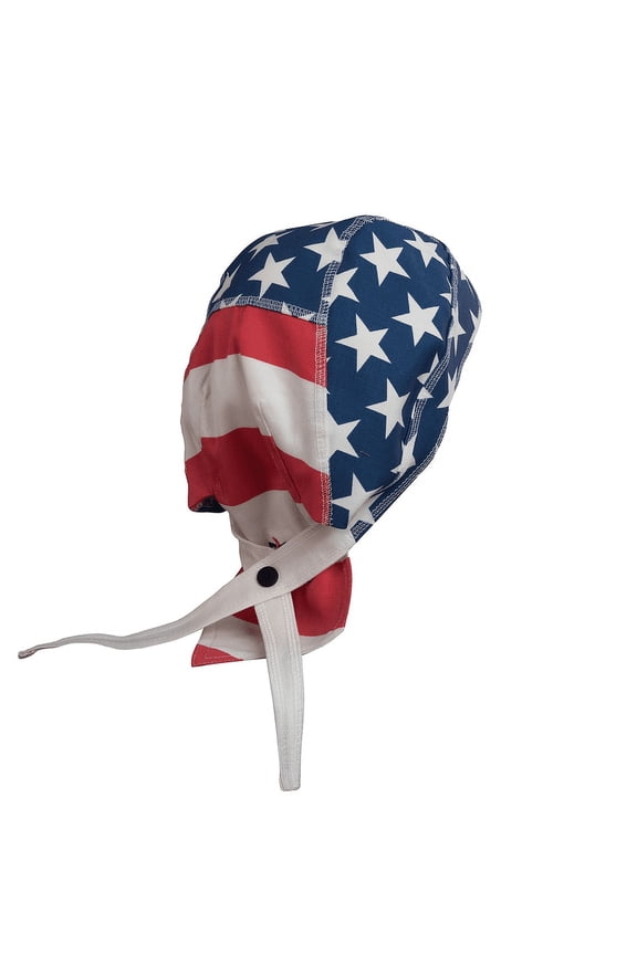 Flame Resistant FR Du-Rag - US Flag - 100%C - 9 oz