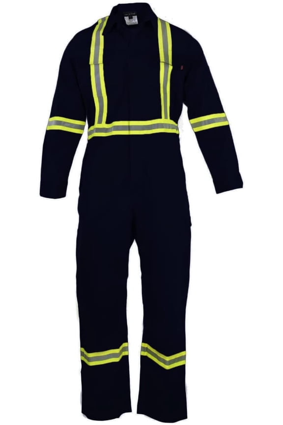 Flame Resistant FR High Visibility Hi Vis Coverall