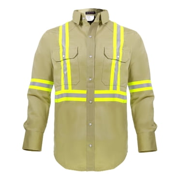 Premium High Visibility Hi Vis Reflective Safety Work Shirts - Half ...
