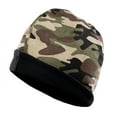 thumbnail image 1 of Flame Resistant FR Reversible Beanie Caps - Military Camo / Black - 100%C - 16 oz - Large, 1 of 2