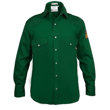 Flame Resistant FR Shirt - 100% Cotton Camouflage Work Shirt NFPA 2112 Compliant
