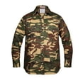 thumbnail image 1 of Flame Resistant Welding FR Shirt - 100% C - Light Weight - 7 oz (Large, Military Camouflage), 1 of 4