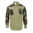 thumbnail image 1 of Flame Resistant FR Shirt 88/12 Cotton Nylon blend 7 oz twill - Western Style - 2 tone, 1 of 5