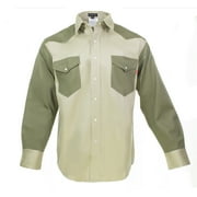 JUST IN TREND Flame Resistant FR Shirt – 88/12 Cotton Nylon blend – 7 oz twill - Western Style - 2 tone