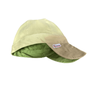 Flame Resistant Flex fit Welding Cap - Reversible - 100%C - 7 oz - Light Weight - Khaki / Army Green - L