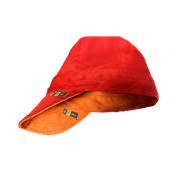 JUST IN TREND Flame Resistant Flex fit Welding Cap - Reversible - 100%C - 7 oz - Light Weight - Rust / Red - M