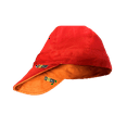thumbnail image 1 of Flame Resistant Flex fit Welding Cap - Reversible - 100%C - 7 oz - Light Weight - Rust / Red - S, 1 of 5