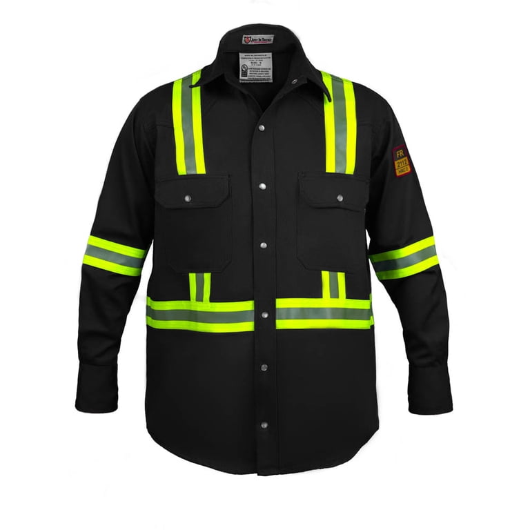 high visibility dress shirts Premium High Visibility Hi Vis Reflective Safety Work Shirts
