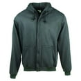 thumbnail image 1 of Flame Resistant Sweatshirt, CAT2 Hoodie, Full-Zip, Gray, Large, SAFEGEAR, 1 of 3