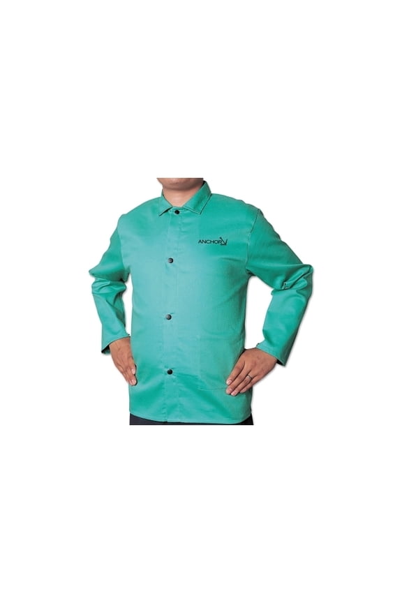 Flame Retardant (FR) Cotton Sateen Jacket, 3X-Large, Visual Green
