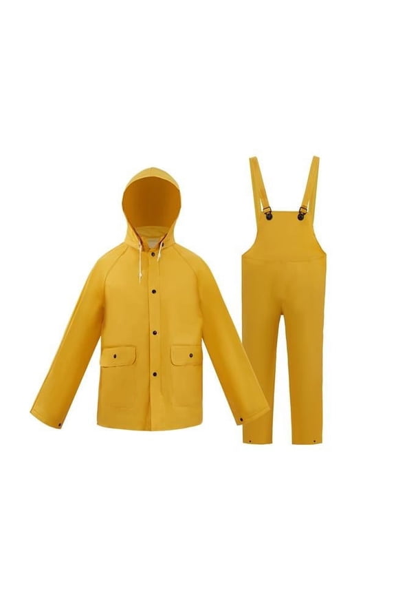 Flame Retardant Rain Suit, Yellow - 2XL