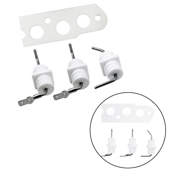 Flame Rod Electrode Kit 104000192-K,Replacement parts for R75, R94 RC80 RC98 Smile Home