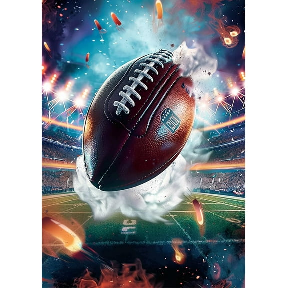 Flame Rugby Puzzles for Adults,campaigns Art Jigsaw Puzzle 300 Pieces,Unique and Beautiful Large Puzzle Educational Games Toys Gift