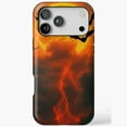 thumbnail image 1 of Flame Sky Thunderstorm Art iPhone Case 17 to 11 Pro Max, 1 of 2