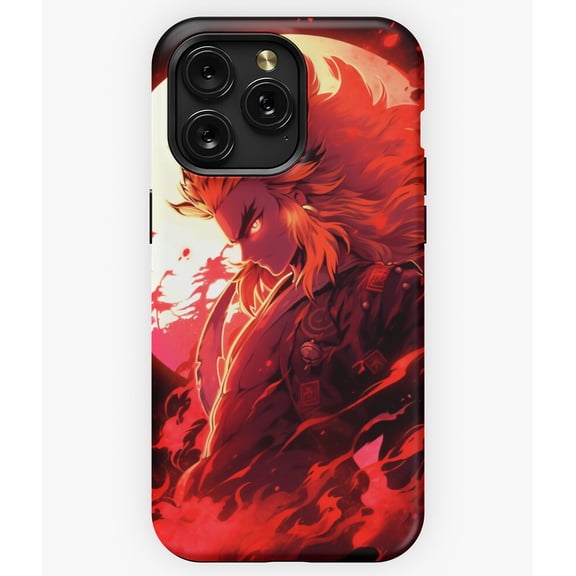 Flame Slayer Rengoku Anime Fan G1363 Phone Case for iPhone17 16 15 14 13 12 11 Pro Max