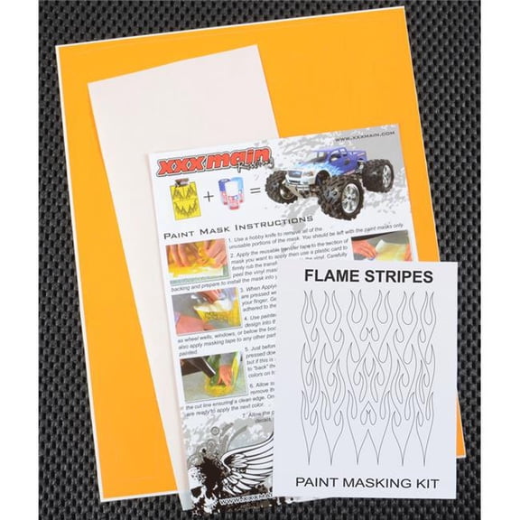 Flame Stripes Paint Mask