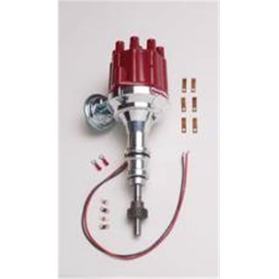 Flame-Thrower Billet Plug N Play Distributor with Ignitor II Module for Small Block Ford 289-351W