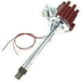 thumbnail image 1 of Flame-Thrower Plug & Play Vacuum Advance Red Cap Billet Electronic Distributor, 1 of 1
