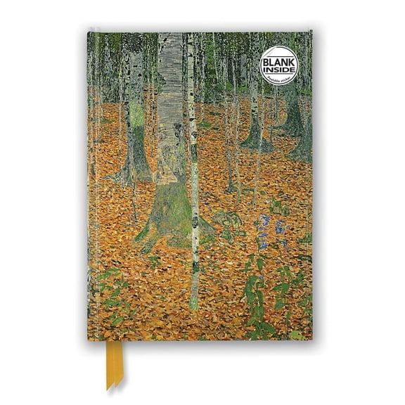 Flame Tree Blank Notebooks Gustav Klimt: The Birch Wood (Foiled Blank Journal), (Hardcover)