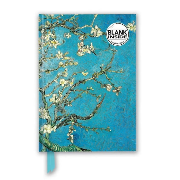 Flame Tree Blank Notebooks Vincent Van Gogh: Almond Blossom (Foiled Blank Journal), (Hardcover)