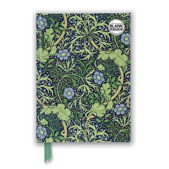 Flame Tree Blank Notebooks William Morris: Seaweed (Foiled Blank Journal), (Hardcover)