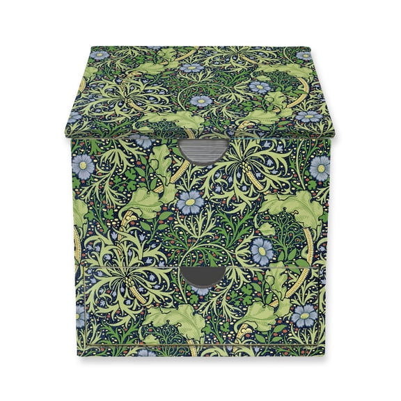 Flame Tree Studio William Morris: Seaweed Flame Tree Memo Box with Drawer (Paperback)
