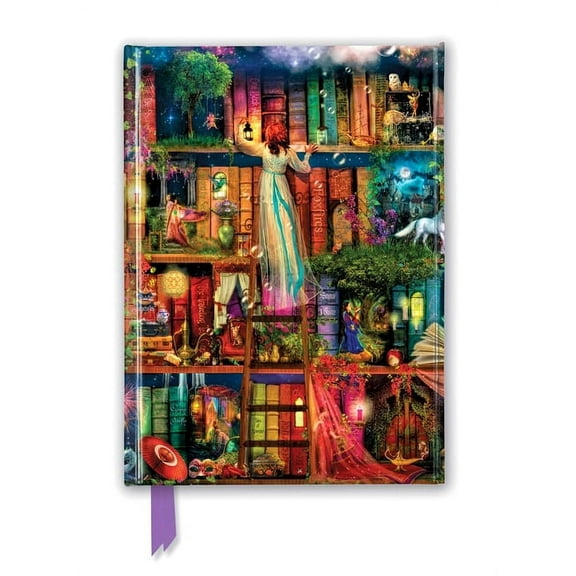 Flame Tree Notebooks: Aimee Stewart: Treasure Hunt Bookshelves (Foiled Journal) (Hardcover)
